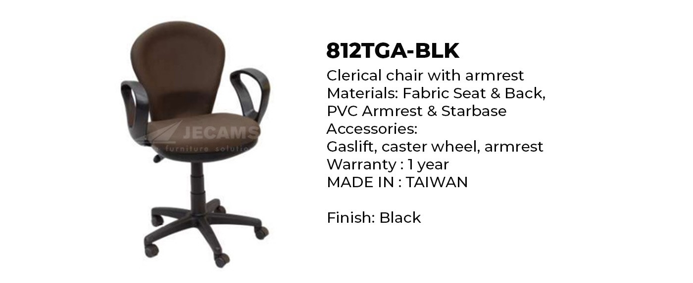 Black Clerical Chair