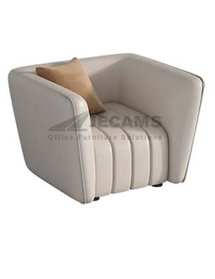 Single White Office Sofa
