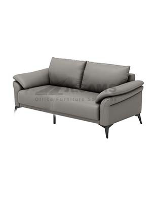 2-Seater Gray Lounge Chair
