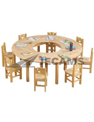 Round School Desk