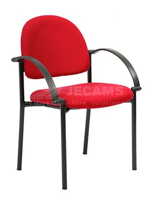 Red Fabric Office Chair