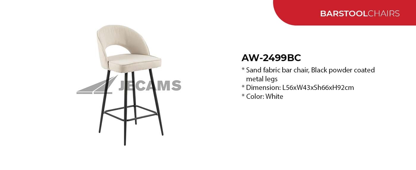 elegant white drafting chair