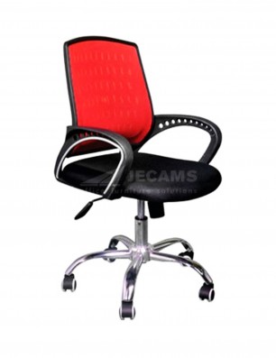 mesh seat office chair C NL382 RED