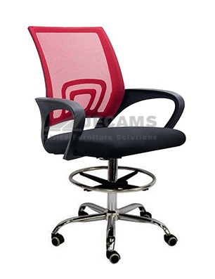 Red Drafting Chair