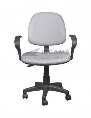 white clerical chair
