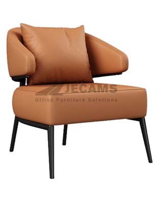 Hotel Chair with Chrome Legs