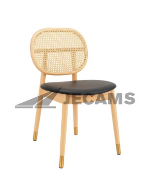 Beechwood frame stackable chair