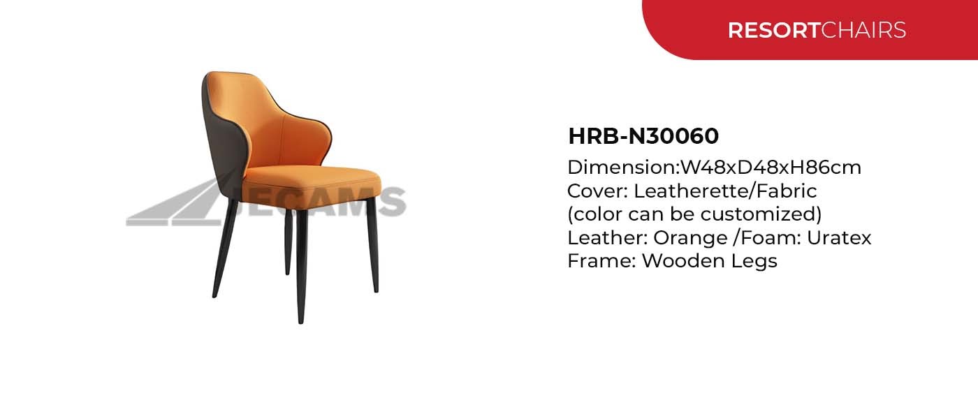 orange hotel sofa