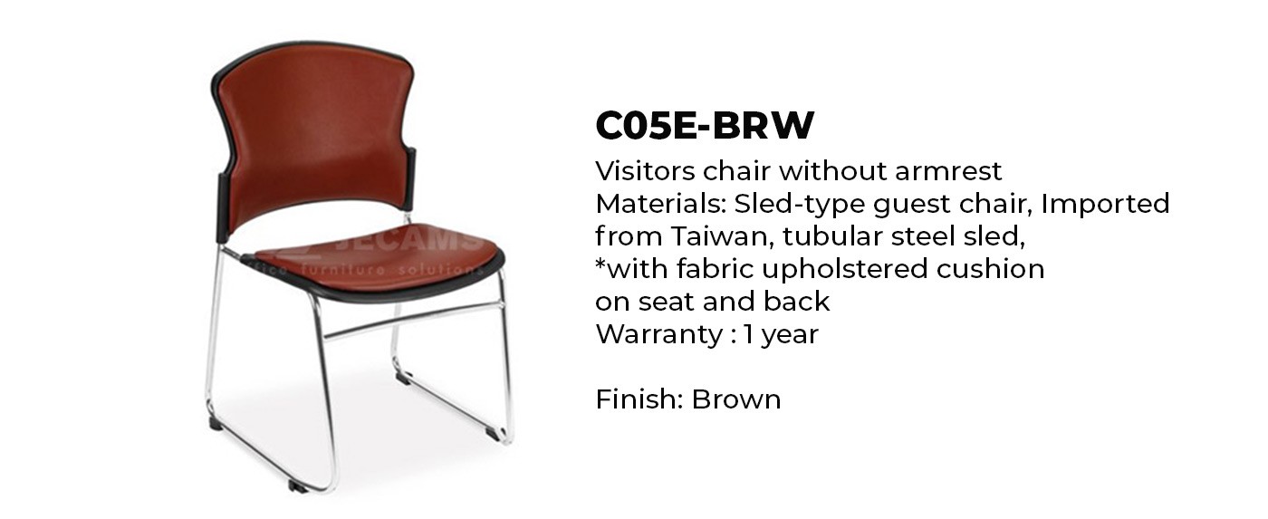 brown imported office chair