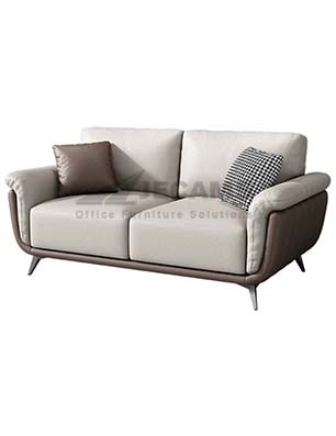 2-Seater Leatherette Sofa