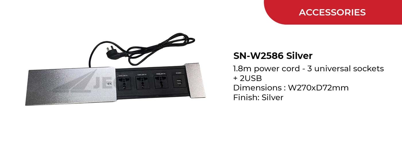 silver desk outlet