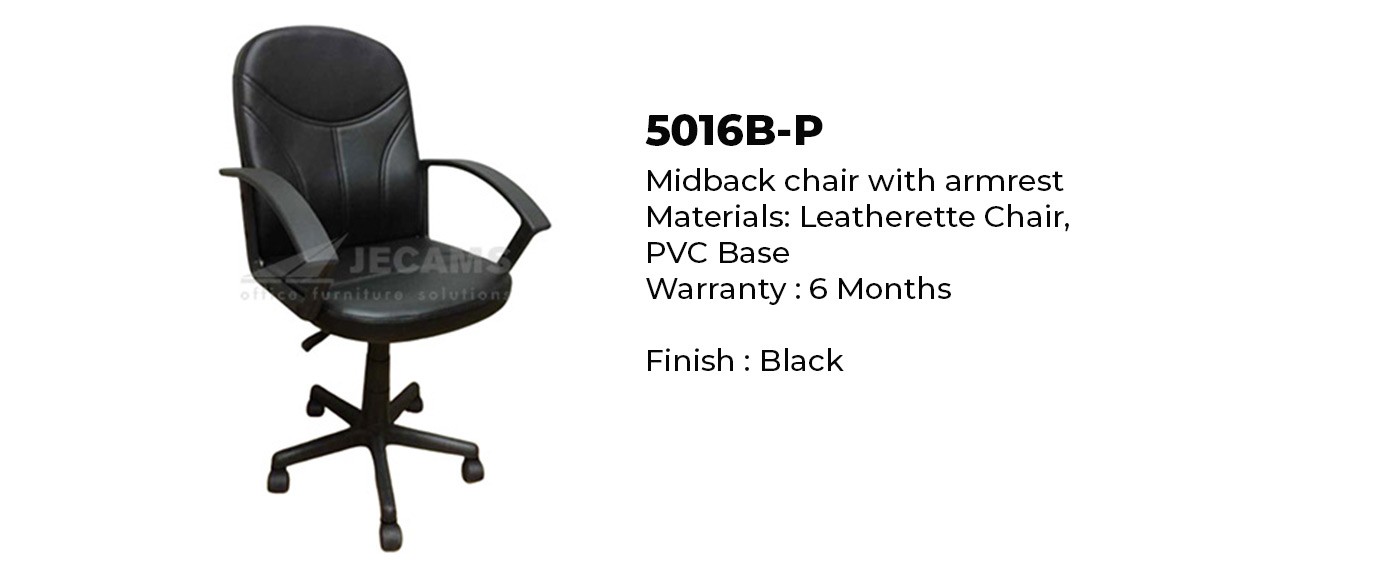 Black Chair With Armrest