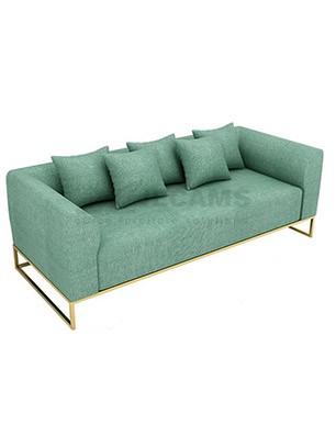 green sofa