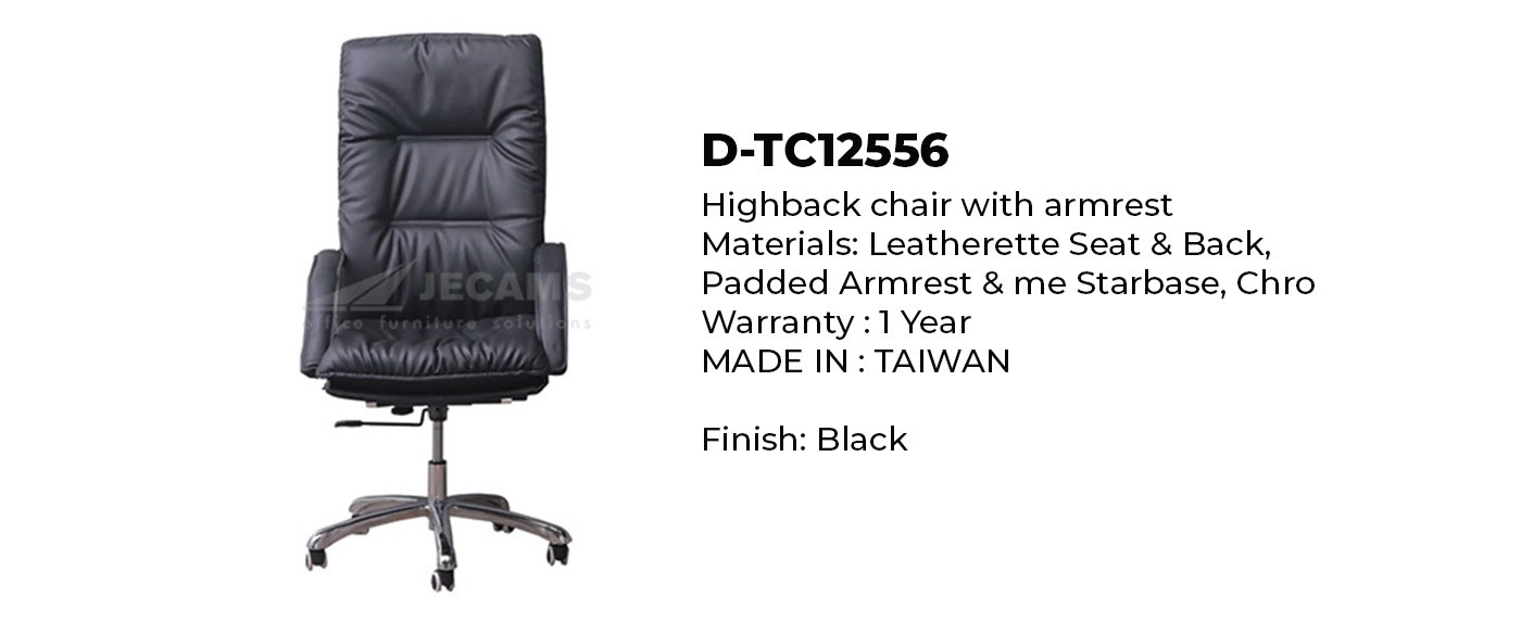 soft black office chair
