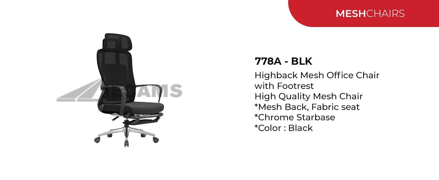 office mesh chair black