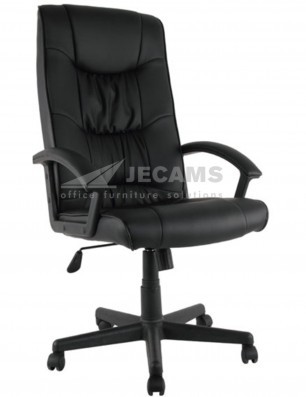 high back leather chair