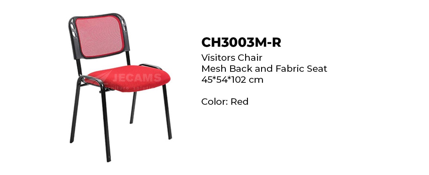 red mesh office chair