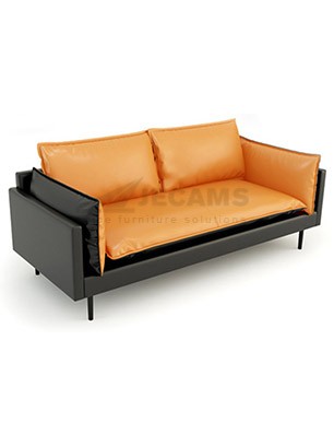modern leather lounge chair