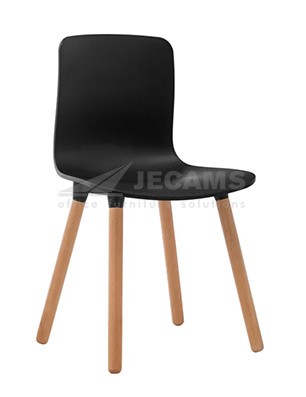 Black Home Office Plastic Chair
