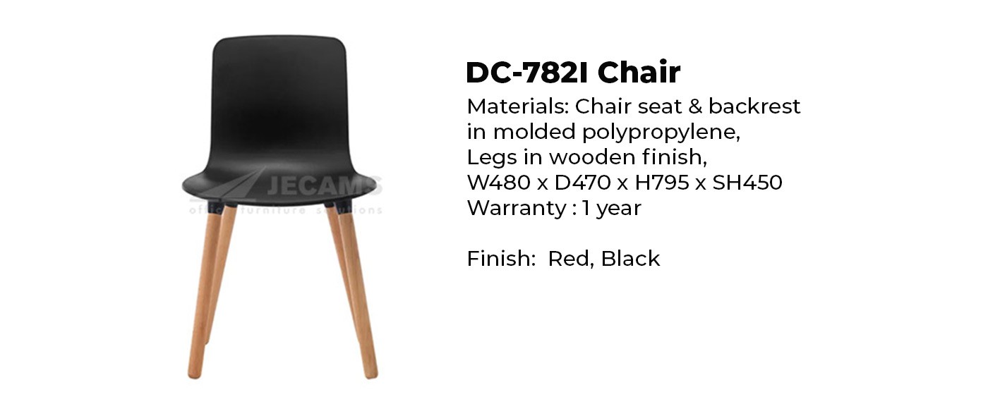 plastic chair color black