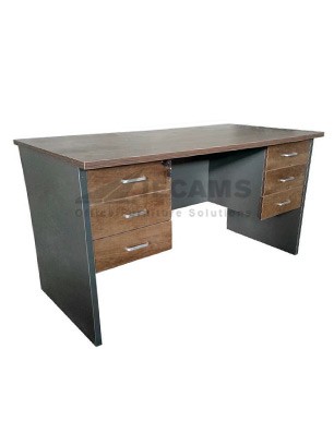 Freestanding Table with Drawers