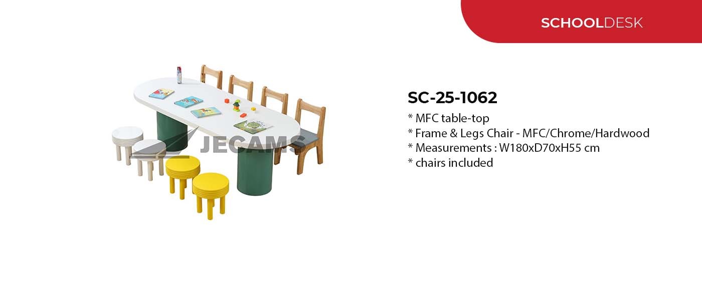 oval school desk for sale