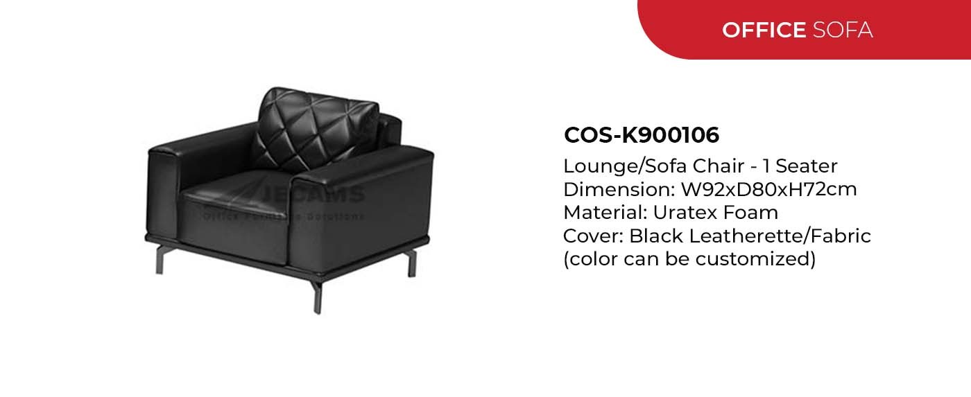 office sofa black