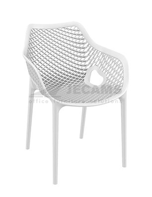 Plastic Chair With Armrest