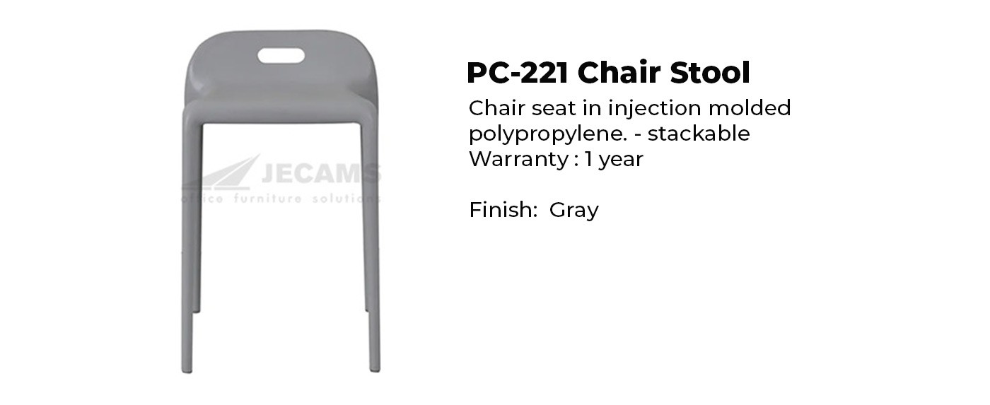 gray stool chair