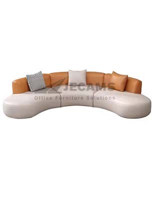 Leatherette Modern Couch