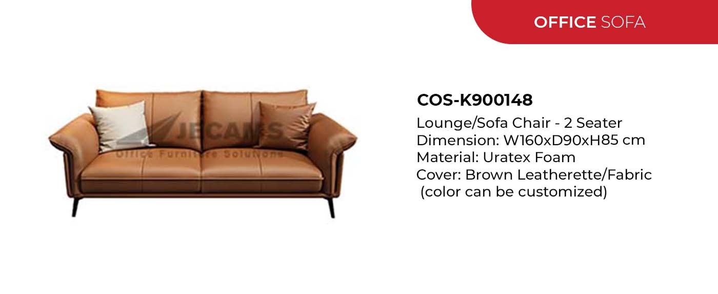 office sofa brown