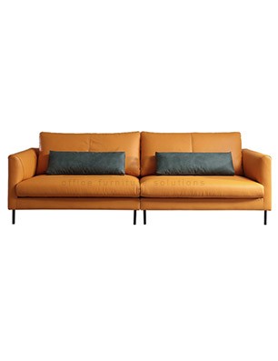 orange sofa