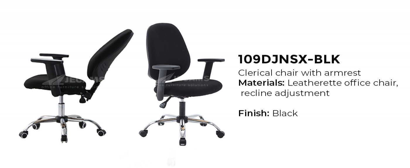 Leatherette Clerical Chair