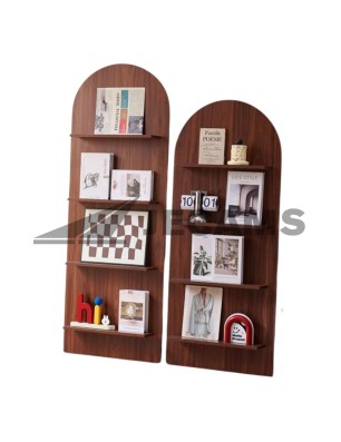 Modern magazine rack with multiple compartments