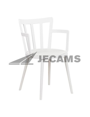 Plastic stackable chair for everyday use