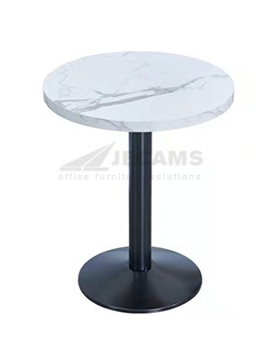 Black and White Circular Pantry Table