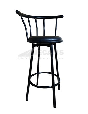 bar stool with back support