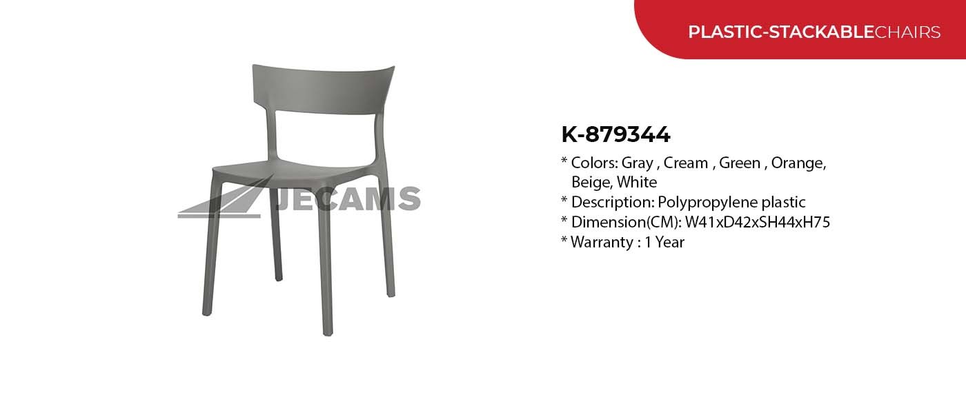 Plastic chair stackable for sale