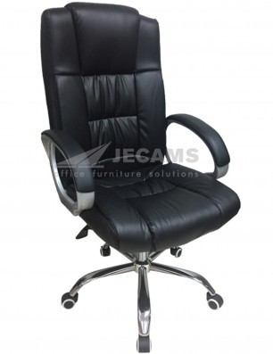 high back leather chair