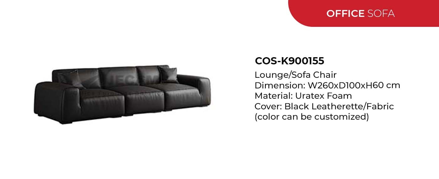 black classic sofa