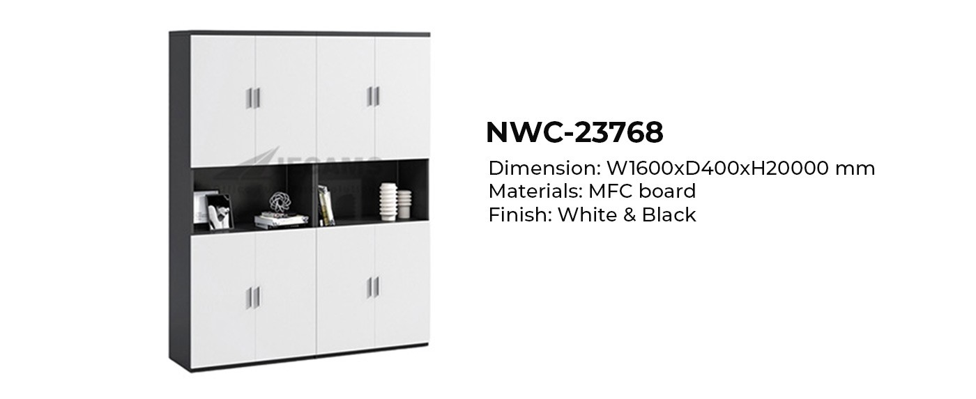 white black wooden cabinet