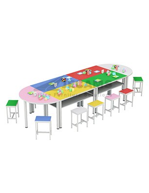 public school desk in elementary