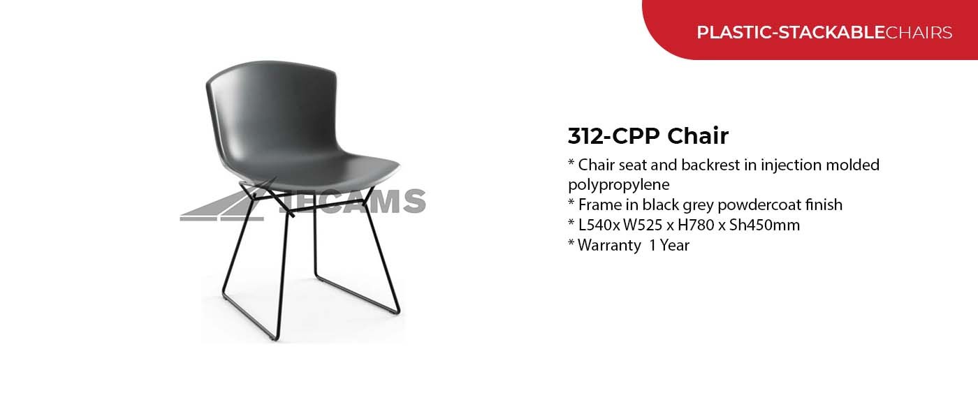 black plastic chair for sale