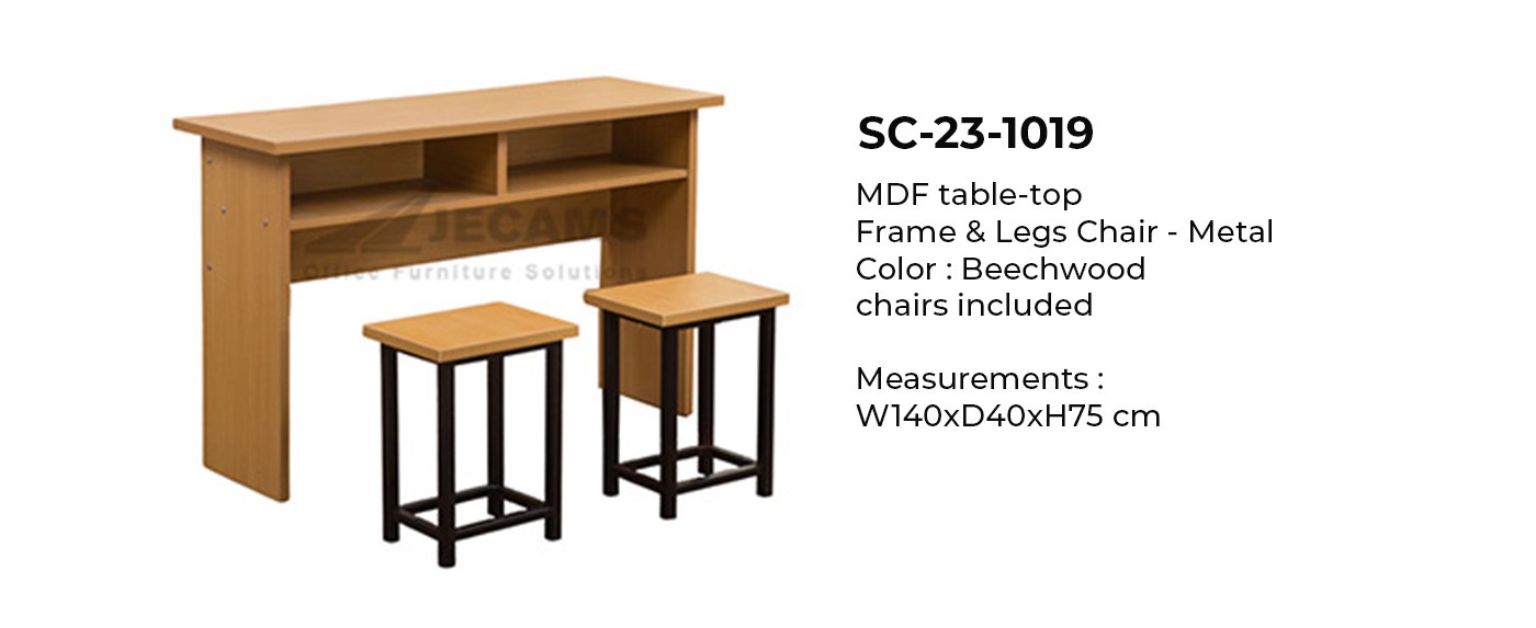chairs and school table set