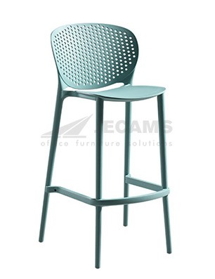 Moss Gray Plastic High Chair
