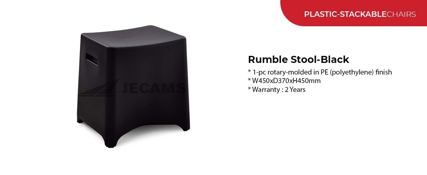 compact plastic stool chair