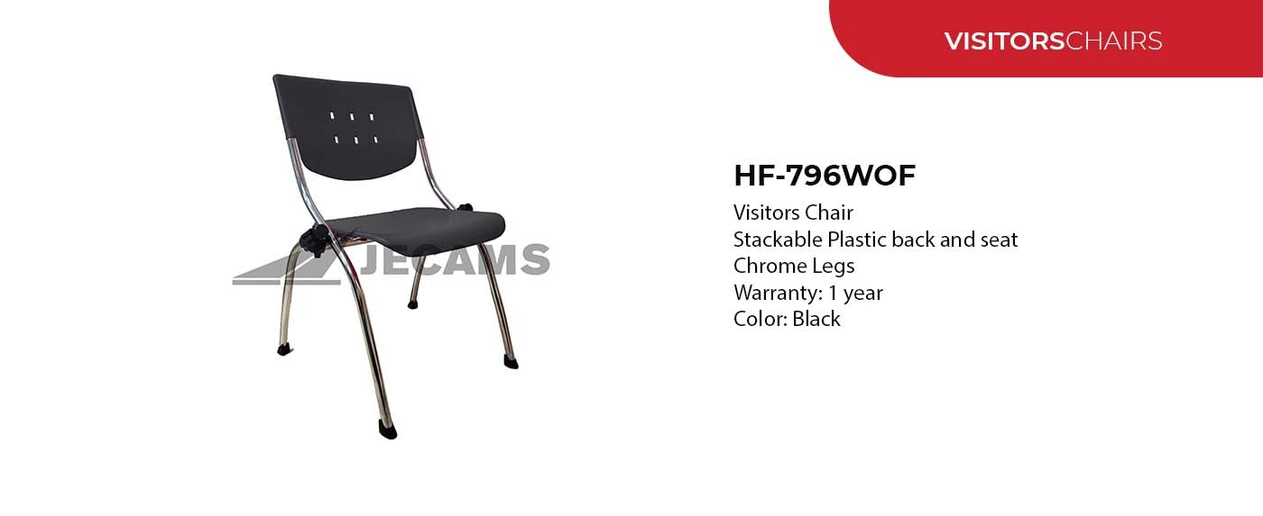 black stackable visitor chair Philippines
