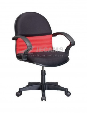 mid back office chair BLACK plus RED