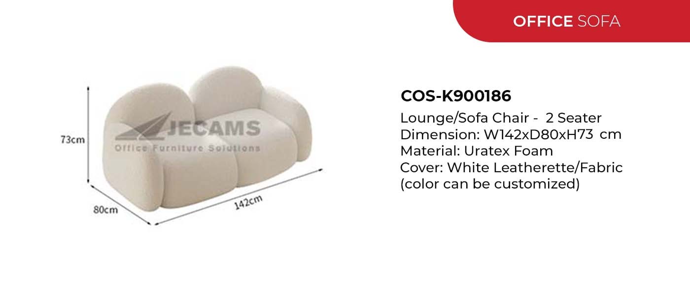 white office sofa