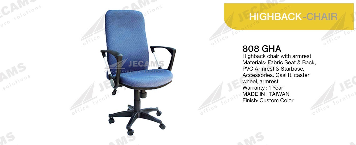 fabric highback chair